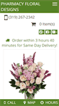 Mobile Screenshot of pharmacyfloraldesigns.com