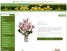 Tablet Screenshot of pharmacyfloraldesigns.com